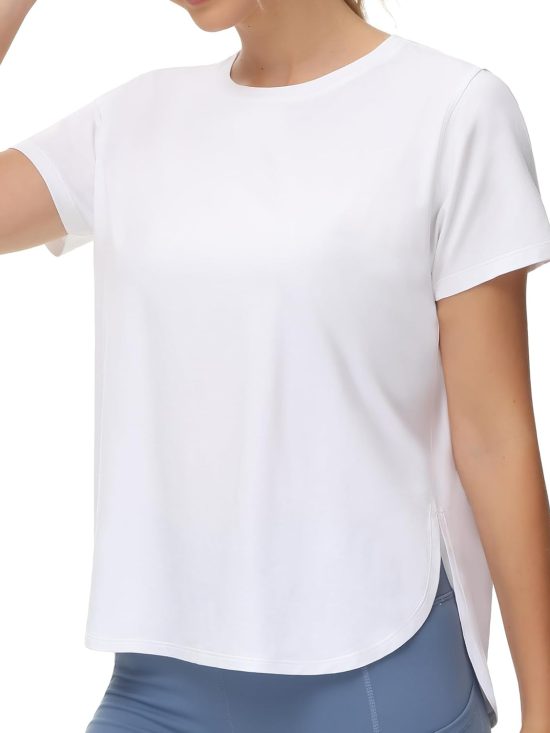 Women's slim fit workout jacket full zip long sleeve running athletic yoga top thumb holes