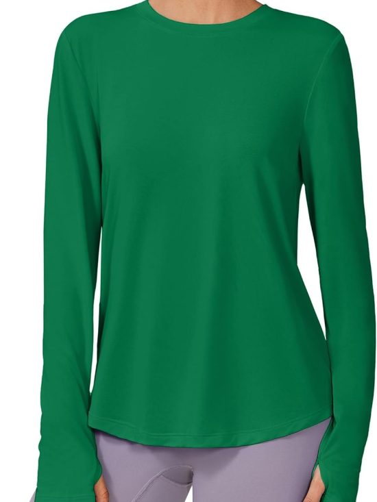 Men's long sleeve athletic quarter-zip sun protection rash guard UPF 50+ outdoor running shirt
