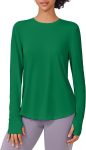 Men's long sleeve athletic quarter-zip sun protection rash guard UPF 50+ outdoor running shirt