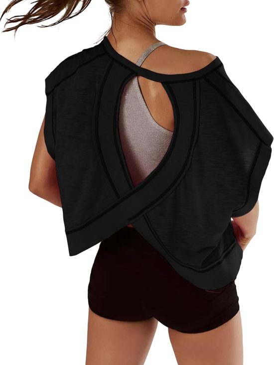 Women's long sleeve workout top sun protection UV running hiking quick-dry rash guard
