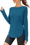 Men's long sleeve sun protection quarter-zip fishing running rash guard outdoor shirt